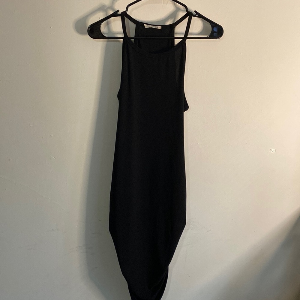 Chic Black Sleeveless Mini Dress